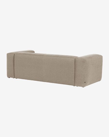 Sofá Blok 3 plazas beige 240 cm