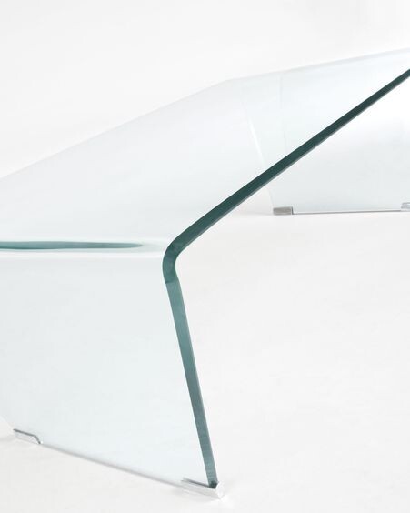Mesa de centro Burano de cristal 120 x 60 cm