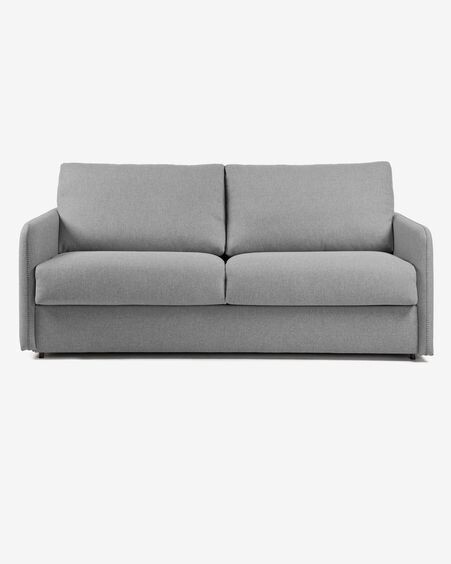 Sofá cama Kymoon 2 plazas visco gris claro 140 cm