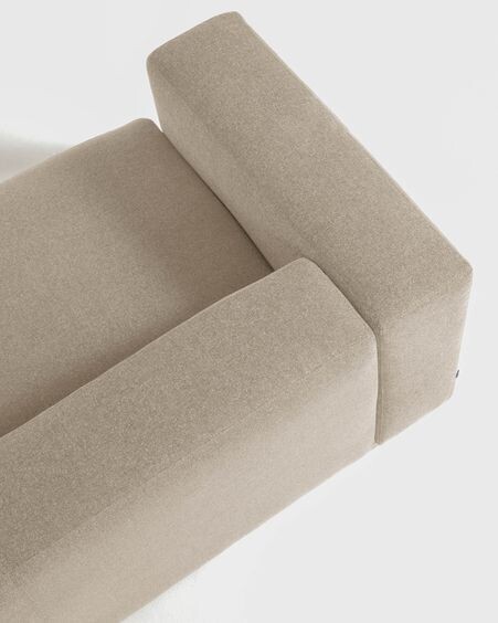 Sofá Blok 3 plazas beige 240 cm