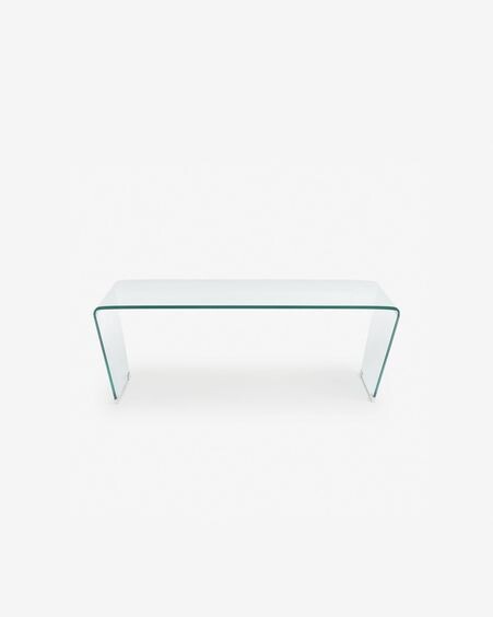 Mesa de centro Burano de cristal 120 x 60 cm