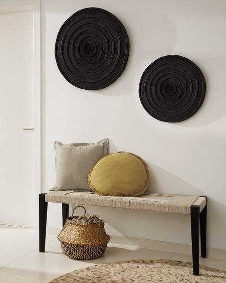 Set Thai de 2 cestas natural y negro