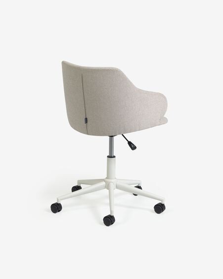 Silla de escritorio Einara gris claro