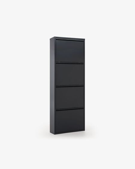 Zapatero Ode 50 x 136 cm 4 puertas grafito