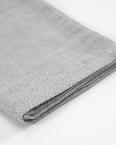 Set Imalay de 2 servilletas de algodón y lino gris