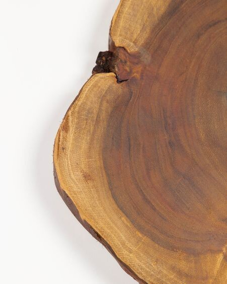 Tabla de servir redonda Ledy madera maciza acacia