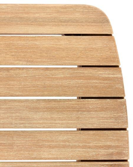 Mesa Sheryl de madera maciza de eucalipto 90 x 90 cm FSC 100%