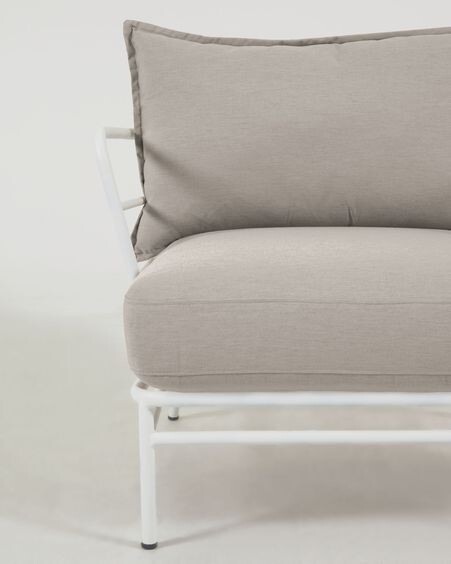 Sillón Mareluz de acero blanco