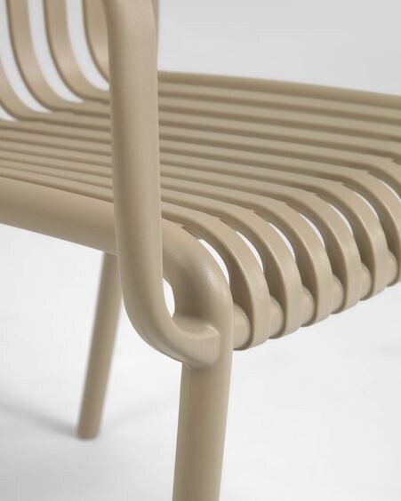 Silla de exterior Isabellini beige