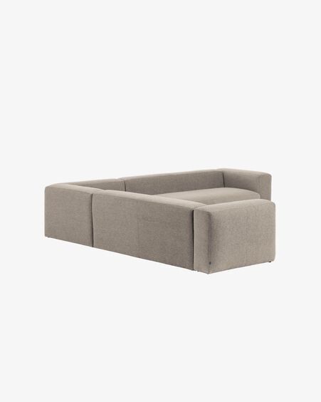 Sofá rinconero Blok 6 plazas beige 320 x 320 cm