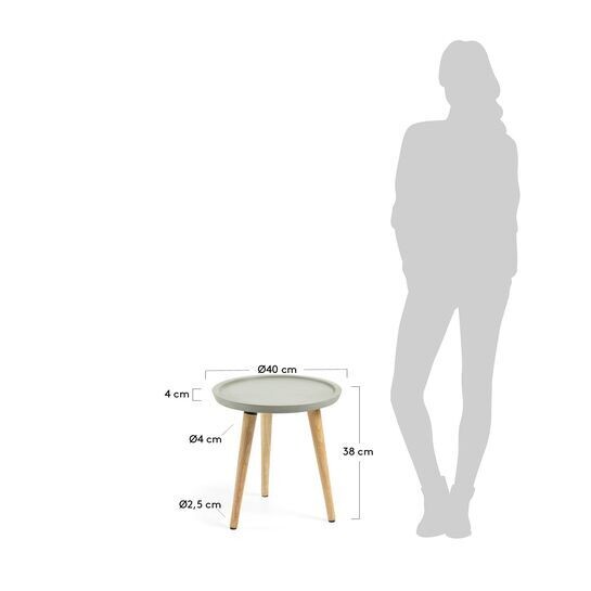 Mesa auxiliar Lucy Ø 40 cm