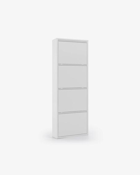 Zapatero Ode 50 x 136 cm 4 puertas blanco