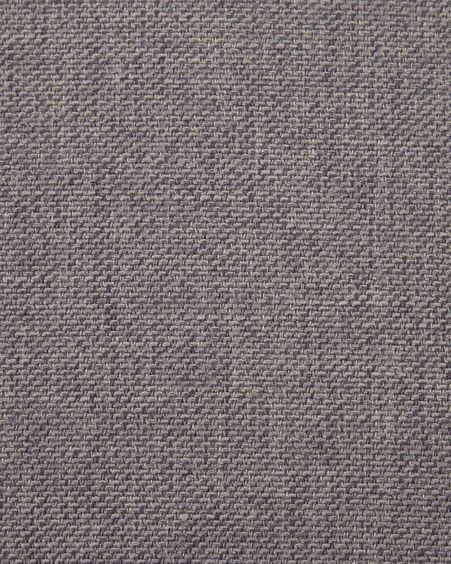 Silla Anoha gris y metal con acabado negro