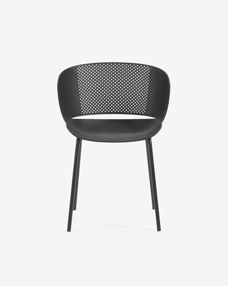 Silla 100% de exterior Yeray negro