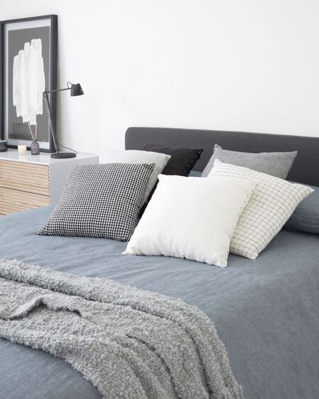 Funda cama Dyla grafito 160 x 200 cm