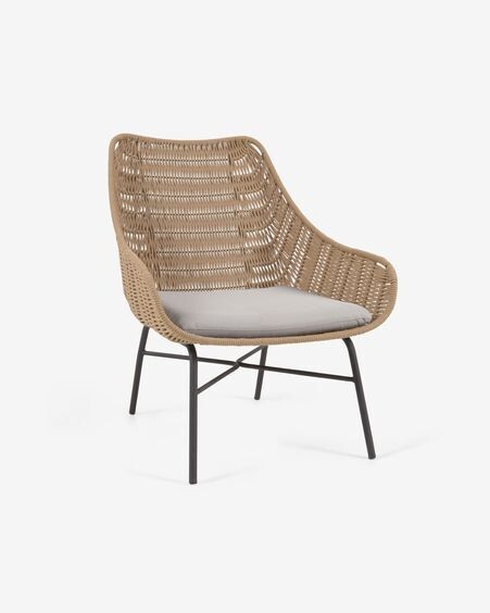 Butaca Abeli de cuerda beige