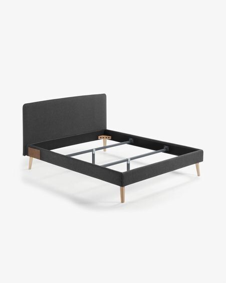 Funda cama Dyla grafito 160 x 200 cm