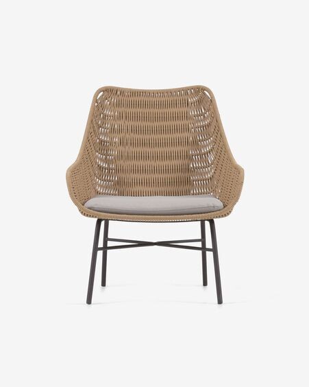 Butaca Abeli de cuerda beige
