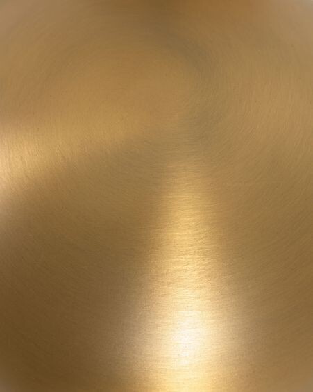 Aplique de pared Lonela de metal con acabado latón