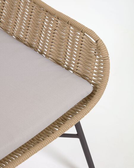 Butaca Abeli de cuerda beige
