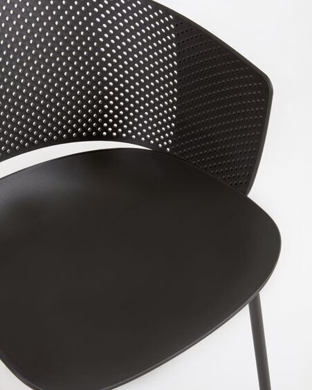 Silla 100% de exterior Yeray negro