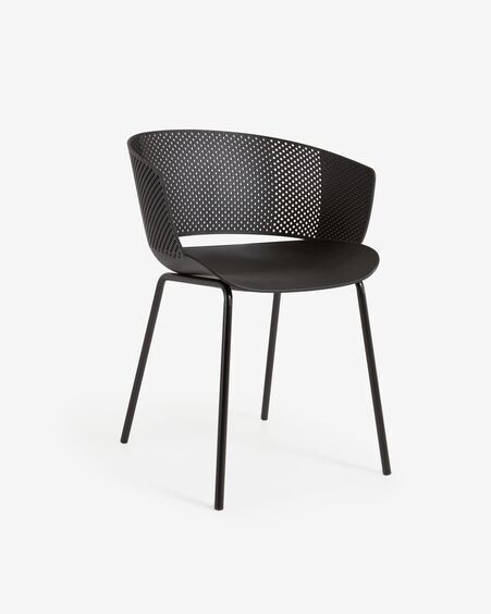 Silla 100% de exterior Yeray negro