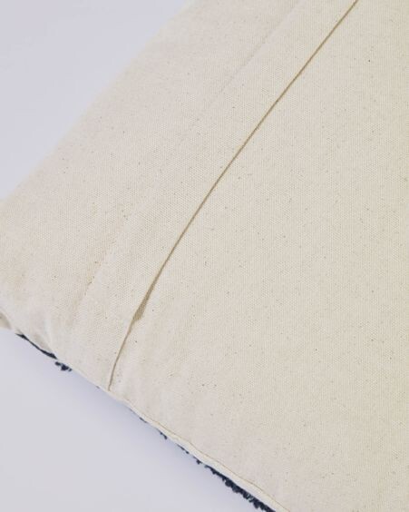 Funda cojín Margarte 100% algodón rayas blanco y negro 45 x 45 cm