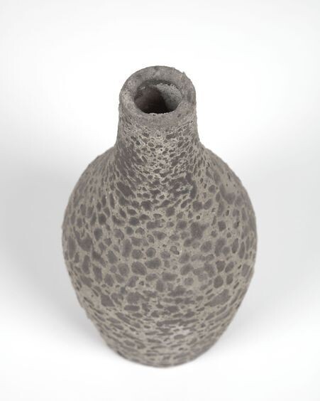 Jarrón pequeño Amaranta gris 28 cm