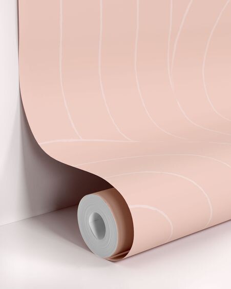 Papel pintado Arcadia con arcos rosa 10 x 0,53 m FSC MIX Credit