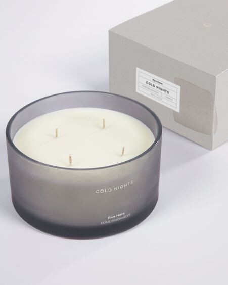 Vela aromática Cold Nights gris 600 gr