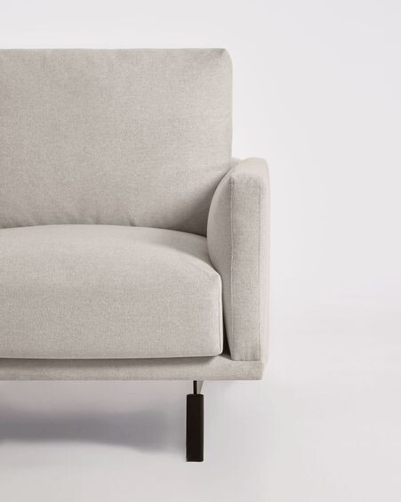 Sofá rinconero Galene 3 plazas beige 267 x 207 cm