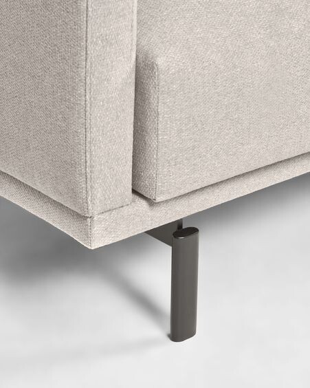 Sofá rinconero Galene 3 plazas beige 267 x 207 cm