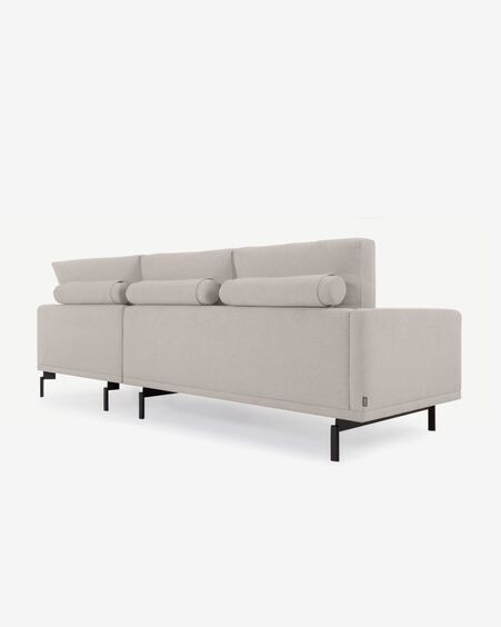 Sofá rinconero Galene 3 plazas beige 267 x 207 cm