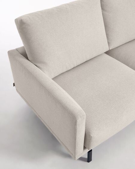 Sofá rinconero Galene 3 plazas beige 267 x 207 cm