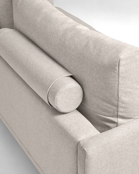 Sofá rinconero Galene 3 plazas beige 267 x 207 cm