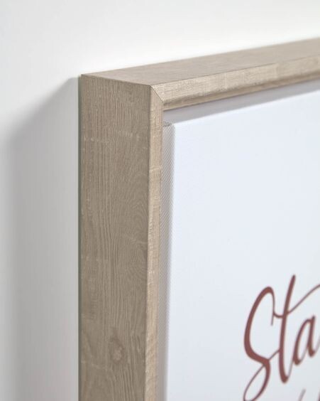 Cuadro Uriana de madera Stay Wild 30 x 42 cm