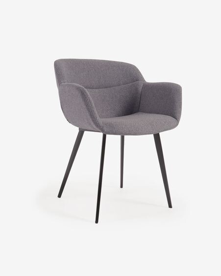 Silla Nadya gris oscuro