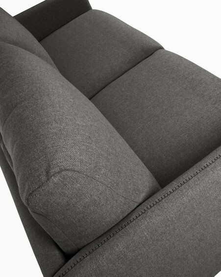 Sofá cama Kymoon 2 plazas poliuretano chrono grafito 160 cm