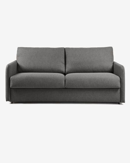Sofá cama Kymoon 2 plazas poliuretano chrono grafito 160 cm