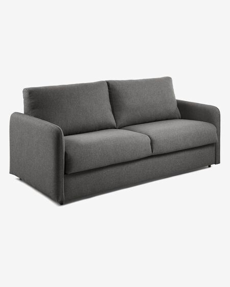Sofá cama Kymoon 2 plazas poliuretano chrono grafito 160 cm