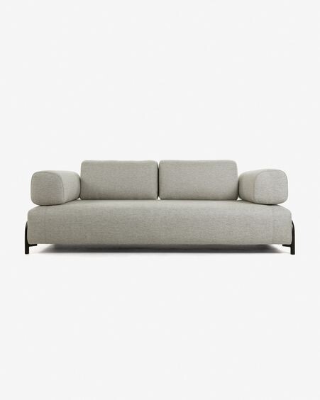 Sofá Compo 3 plazas beige 232 cm