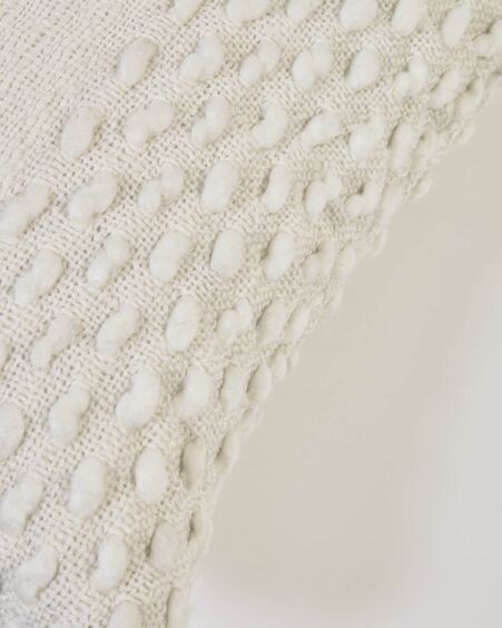 Funda cojín Beva blanco 45 x 45 cm