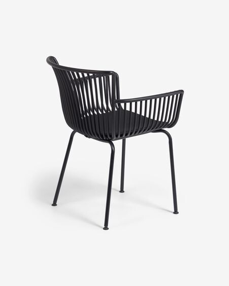 Silla de exterior Surpika negro