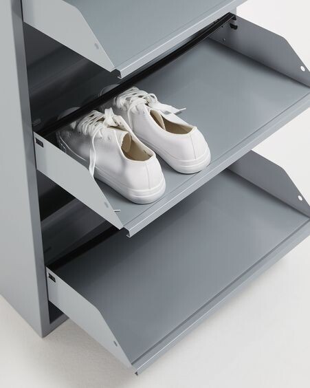Zapatero Ode 50 x 103 cm 3 puertas gris