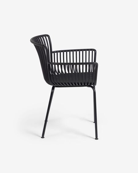 Silla de exterior Surpika negro