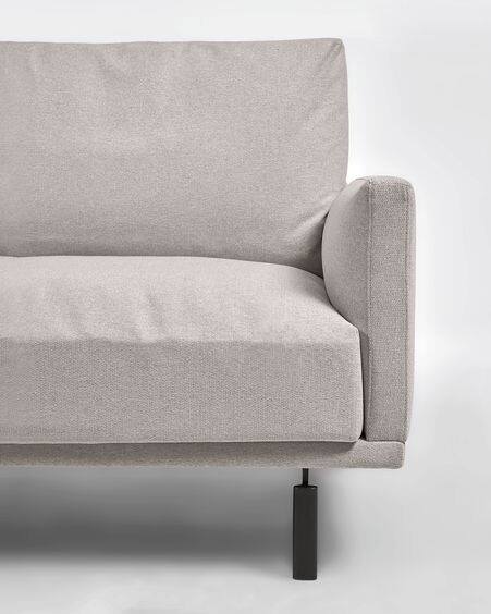Sofá Galene 4 plazas con chaise longue izquierdo beige 314 cm