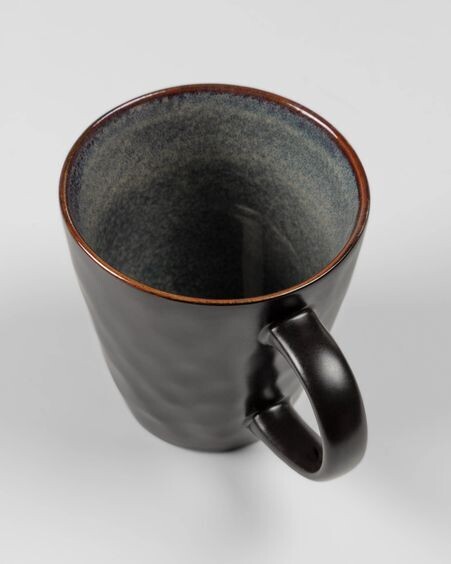 Taza Odile de cerámica azul oscuro