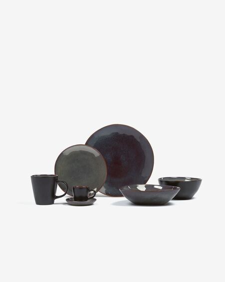 Taza Odile de cerámica azul oscuro