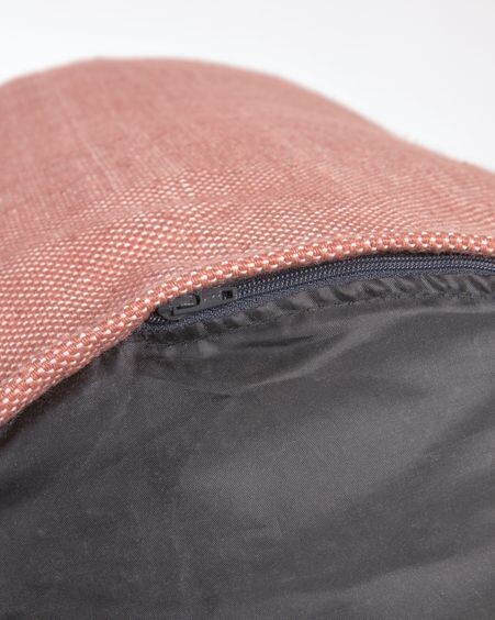 Puf redondo Isaura 100% PET terracota Ø 40 cm