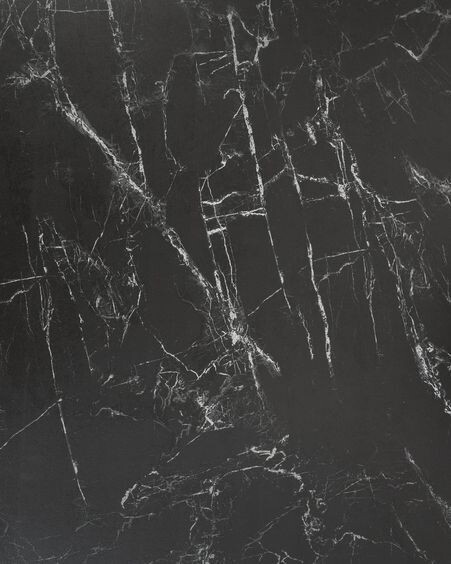 Mesa extensible Yodalia 130 (190) x 100 cm porcelánico patas de acero acabado negro